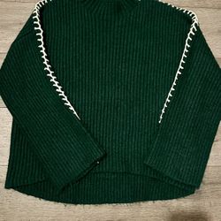 Dark Green Women’s Sweater 