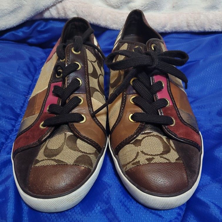 Coach Shoes Patch Work Design Size 8M