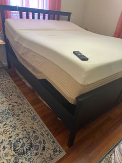 Queen Sleep Science Adjustable Bed & Mattress Set with Massage and Frame