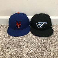 MLB Flat Brim Hats (Fitted) 