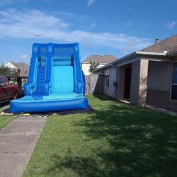 16ft Blue Water Slide $200 Very Good Size For Kids 