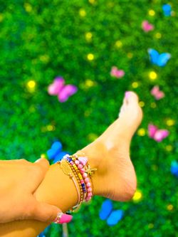 Stackable anklets /bracelets