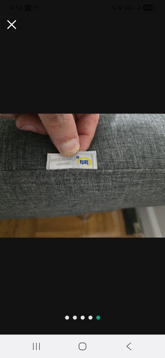 Serta Futon Sleeper With Storage