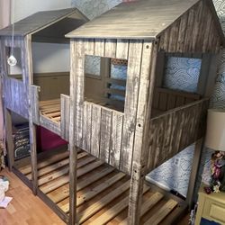 Solid Wood house bed