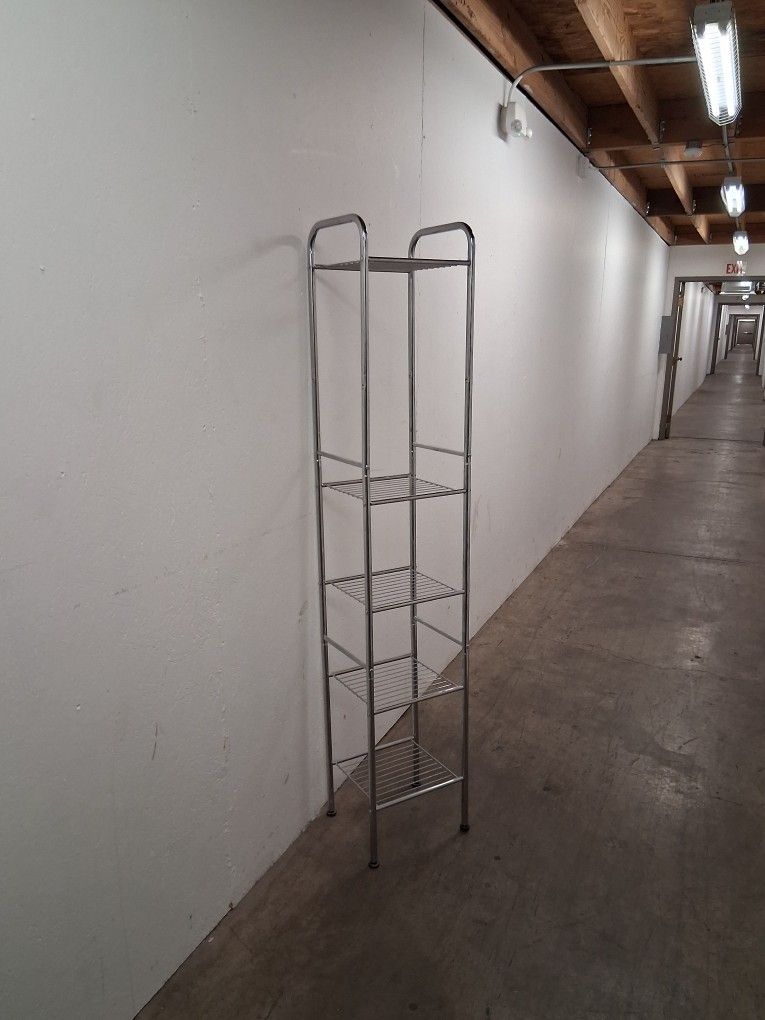 Metal Stand H 66 L 13 D 11 1/2 rainbow / charleston Pick up from 1:00-530 Read Description Cash Only