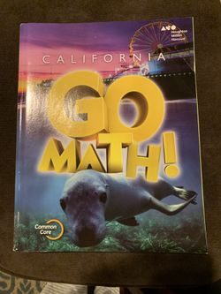 Houghton Mifflin Harcourt California GO Math Student Consumable Textbook/Workbook Grade 1