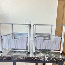 Stackable basket organizer 