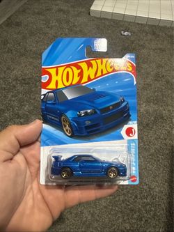 Nissan skyline gt-r34 hot wheels