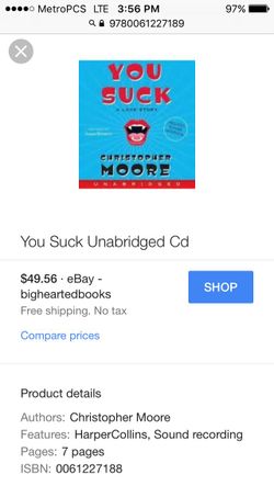You suck