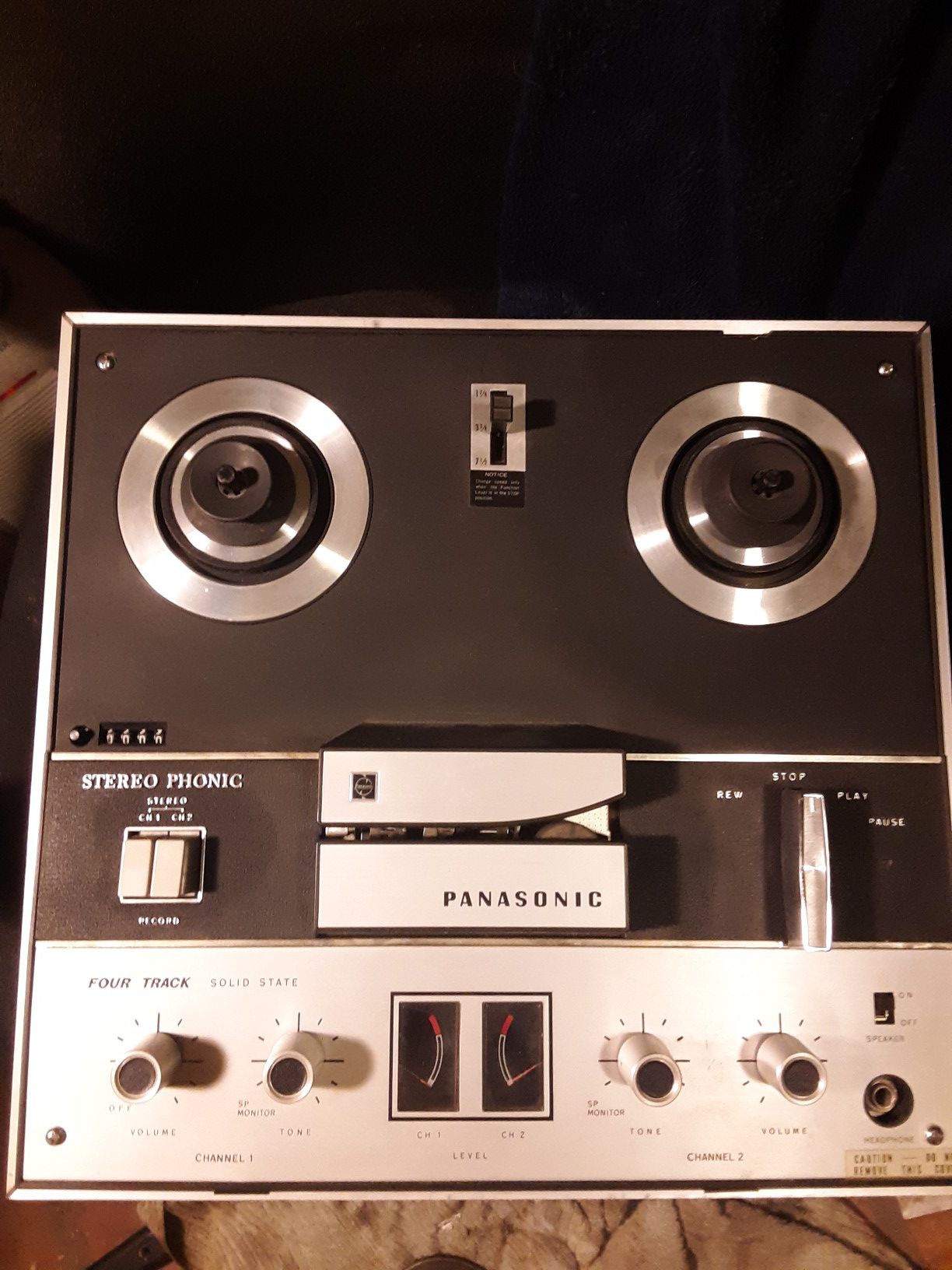 Panasonic reel-to-reel player/recorder
