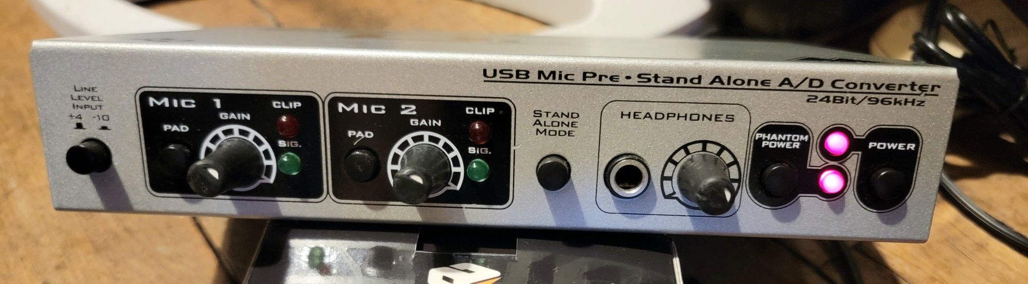 ! M-Audio Duo professional, USB audio interface, Mic Pre amp stand alone converter