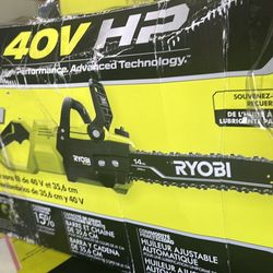 Ryobi 40v hp 16” chainsaw kit $220 (financing available) 