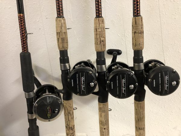 salmon trolling rod and reel