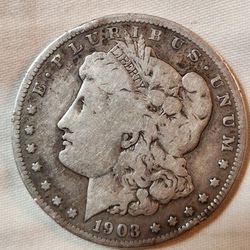 Morgan Silver Dollar 1903 S 