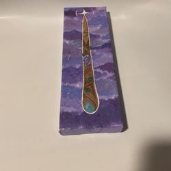 Hand-painted Wand On Canvas