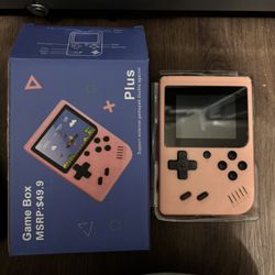 Game Box Plus portable handheld video game console.