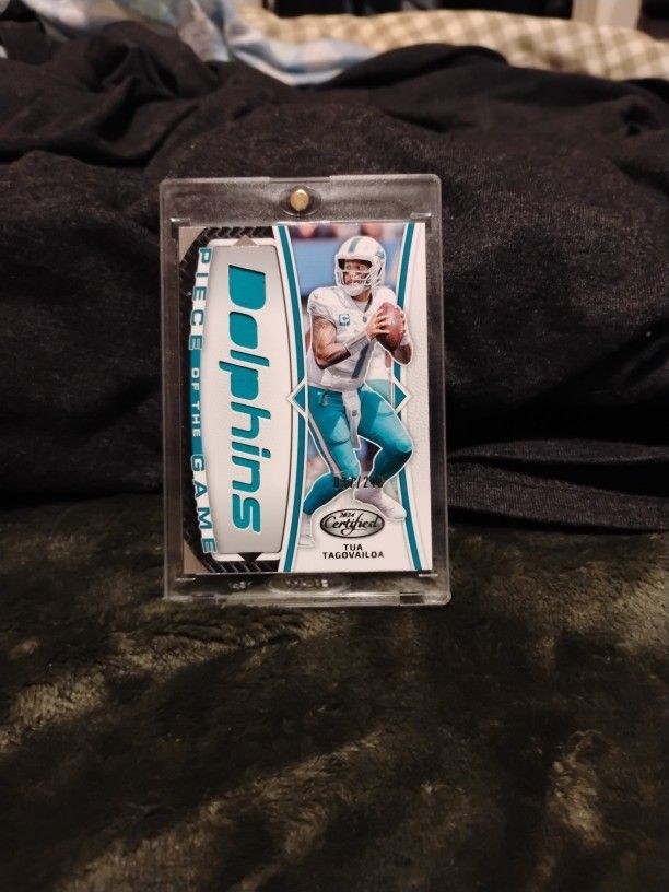 2024  TUA TAGOVAILOA  PANINI CERTIFIED FOOTBALL JERSEY PATCH RELIC CARD 