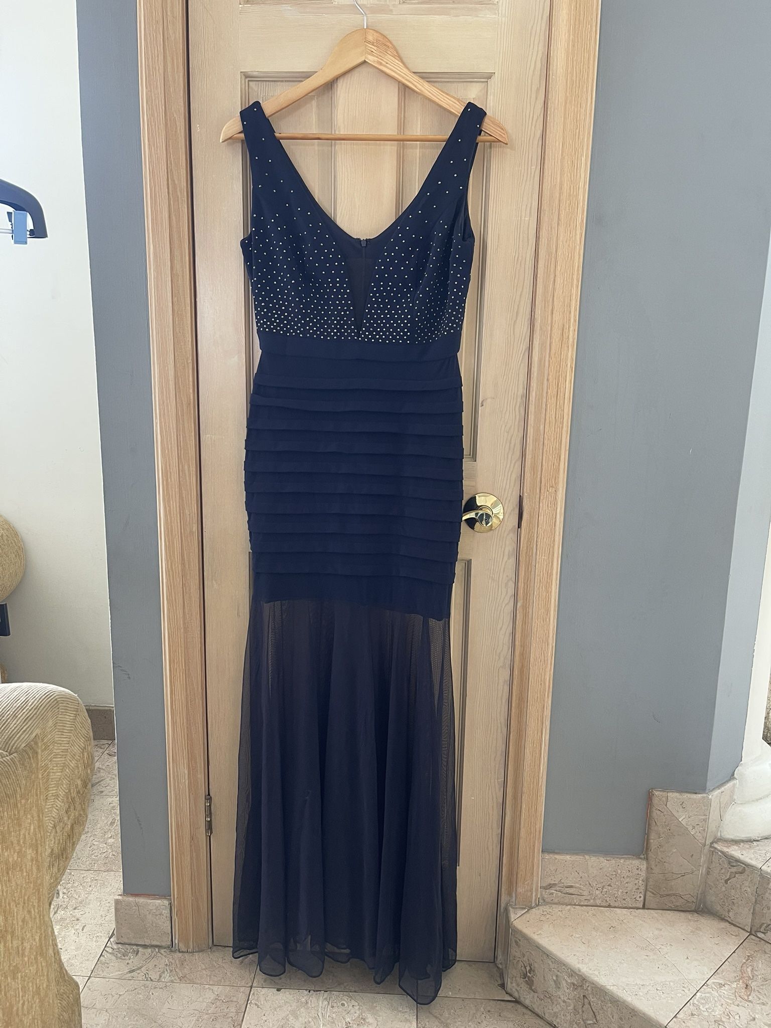 Blue dress