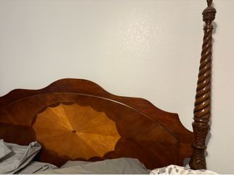 Wooden for post bed frame