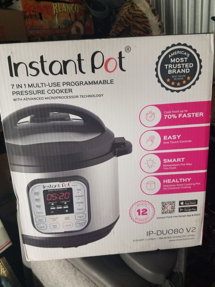 Instantpot Pressure Cooker IP-Duo80