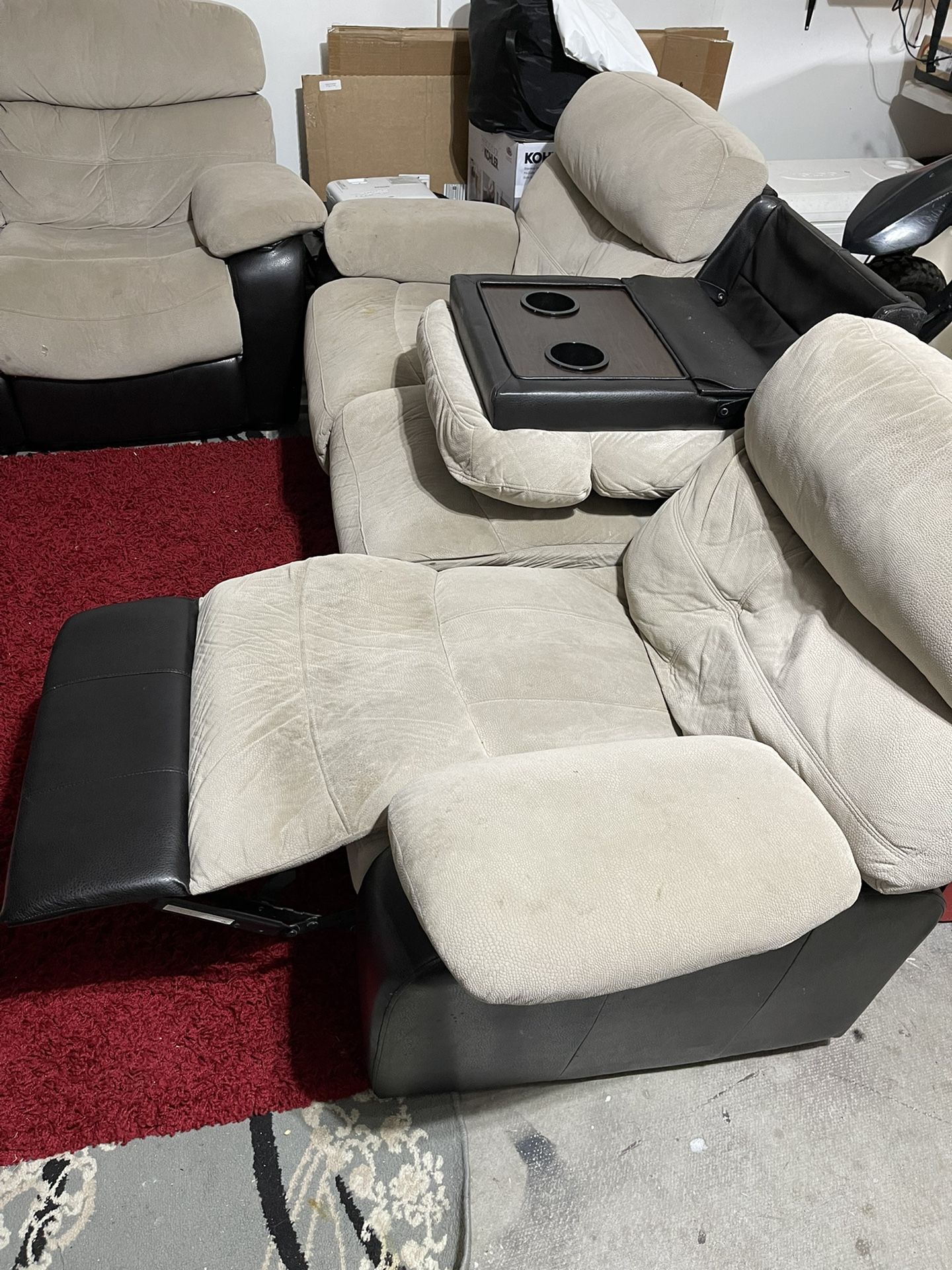 2 Recliner Couches