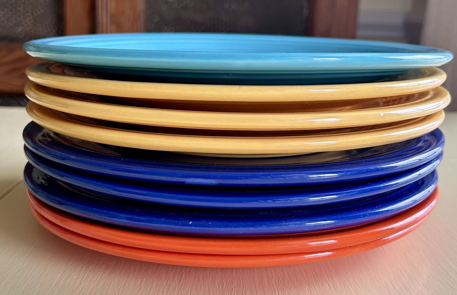 Fiesta OLDER 9 Luncheon Plates