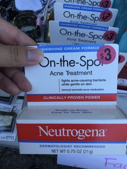 Neutrogena facial products