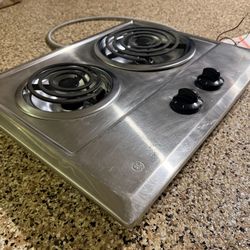 GE Two Burner Electric Cooktop