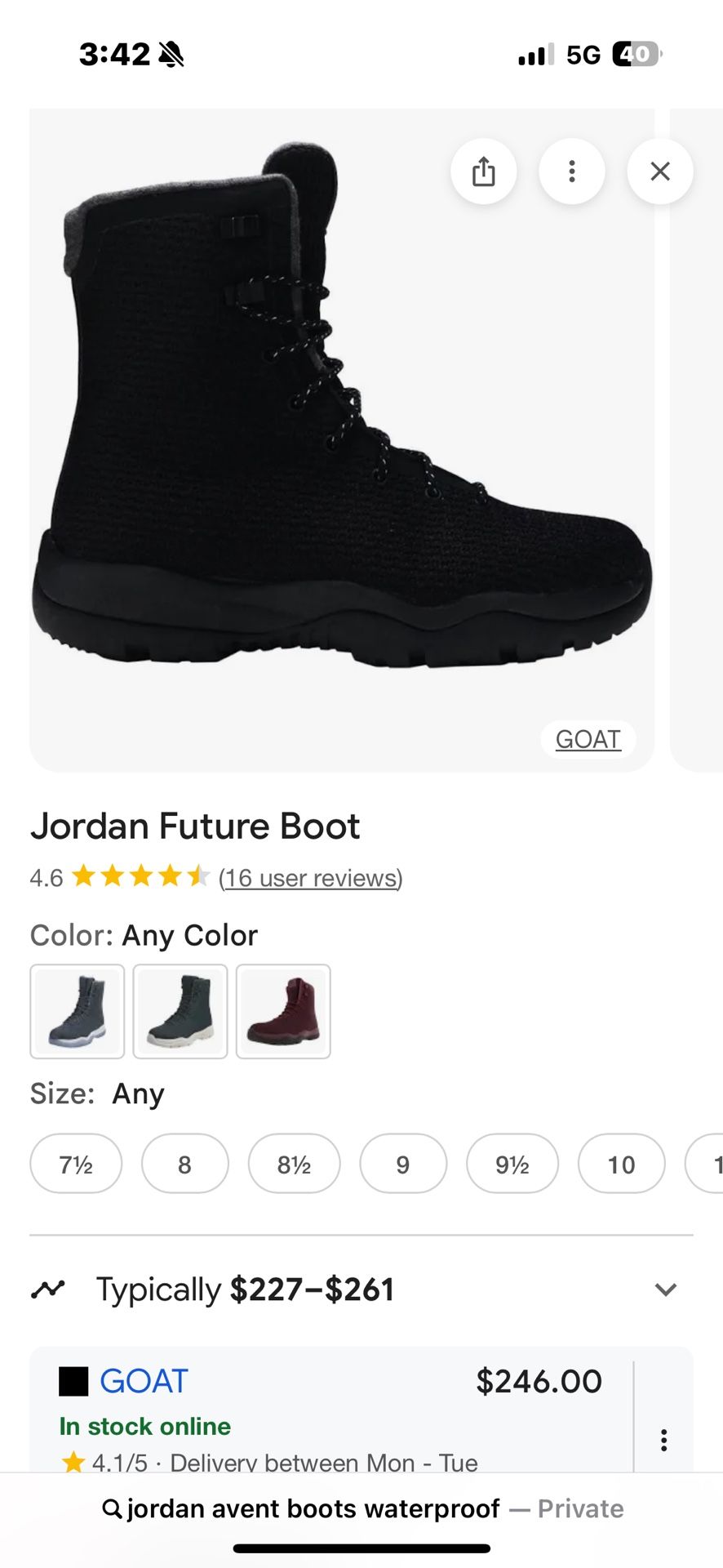 Jordan Event Waterproof