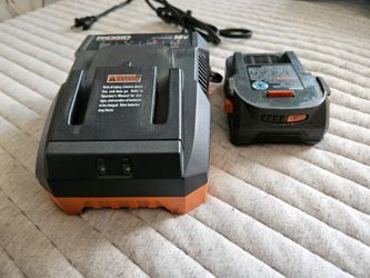 Ridgid 18v charger and 1 2.0ah battery