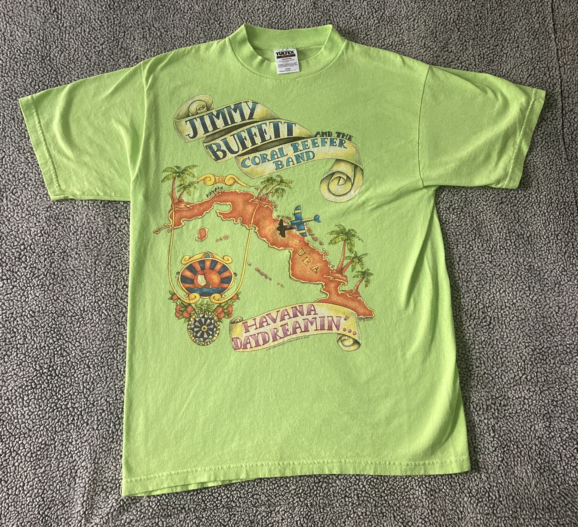 VTG 1997 Jimmy Buffet Tour Shirt SZ L