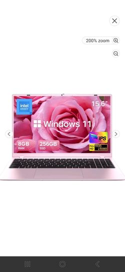 HYYUO 15.6" Laptop 8GB RAM 256GB SSD Windows 11