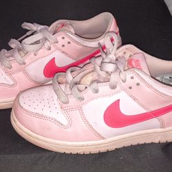 Kids Pink Nikes 3Y