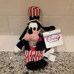 Disney Goofy Uncle Sam Bean Bag Plush 
