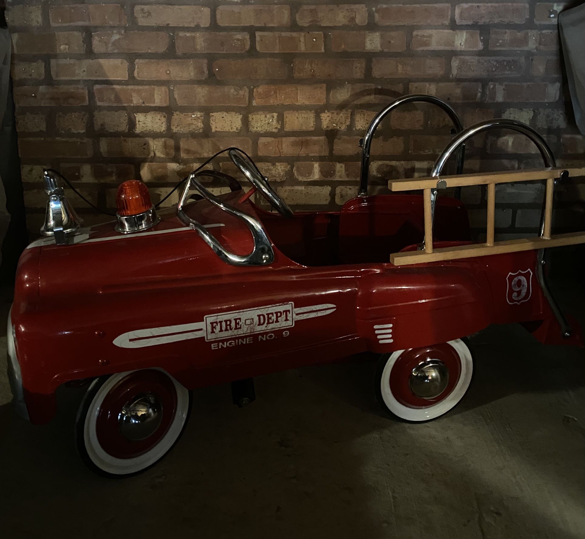 Vintage Pedal Fire Truck
