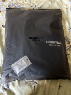 Essentials Black Fleece Hoodie 