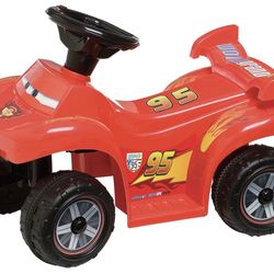 Disney Pixar Cars Lightning McQueen 6V Kids Ride-On ATV