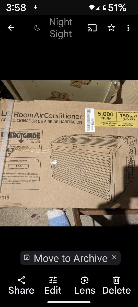 ENERGY GUIDE Air Conditioner Unit