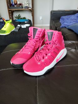Pink Nike High Tops Mens Size 10.5