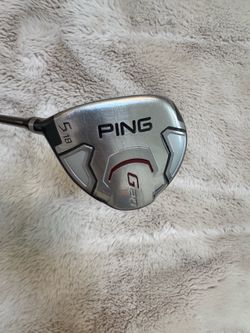 PING G20 5 Wood — Left-Handed  18° Stiff Flex.  Headcover Included