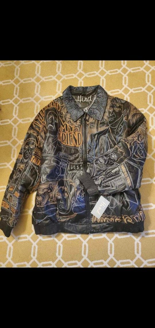 RARE MEN'S CUSTOM LEATHER JACKETS SIZES 3X TO 4X