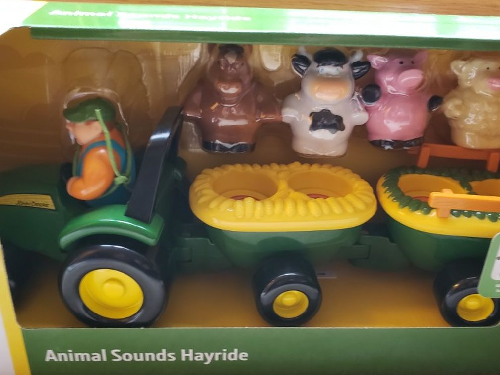 John Deere Animal Sounds Hayride Children's Toy 