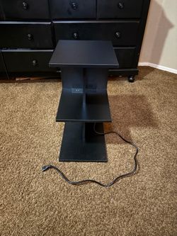 Bedside table with outlets