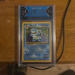 Pokémon Base Set Blastoise Graded