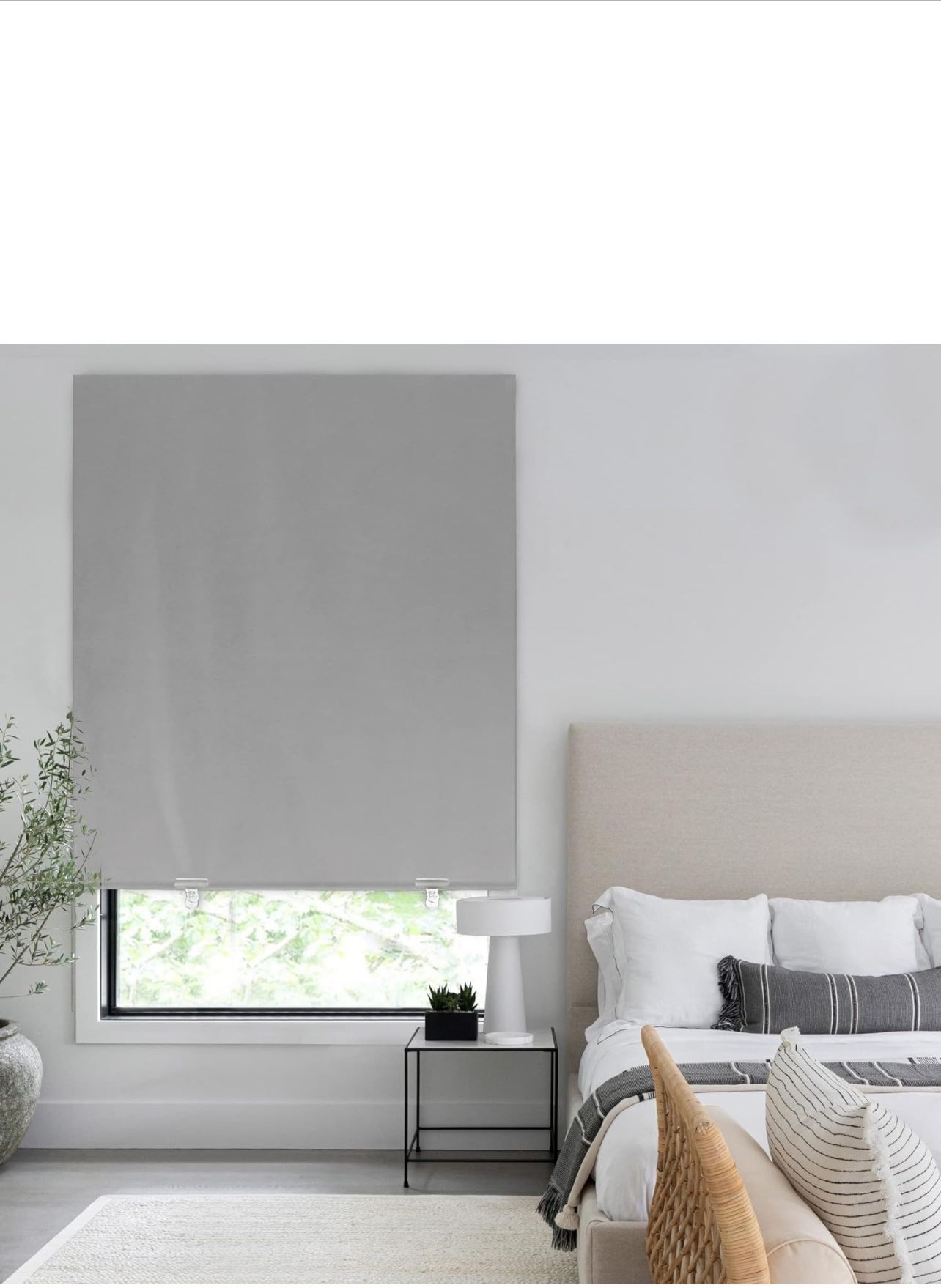 Levolor banded shade- standard 36"wx72"L 100% Blackout Roller Shades, Blinds for Windows, Thermal Insulated UV Protection Privacy Window Shades