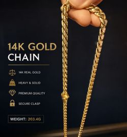 14K Gold Chain – 203.4 Grams | Heavy & Premium