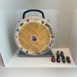 Thomas &amp; Friends Collector's Playwheel Case Minis Dc Superheroes with figures 
