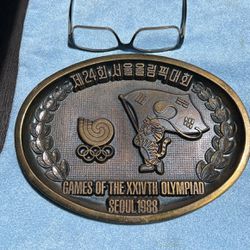 Olympic Metal Plate 1988 Korea