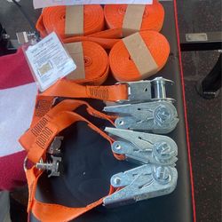 CARGO STRAP ORANGE FOR USE WITH PALLETS LOAD