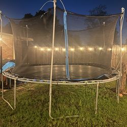 Trampoline ( It has Connections for water in the Net )